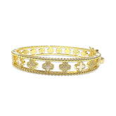 Flora Bangle Cuff Bracelet