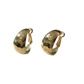 Hammered Thick Hoops