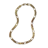 Azira Gold Filled 8mm 16” Flat Figaro Necklace