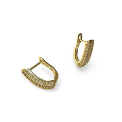 Gold Filled U Hoop Huggies