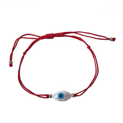 Evil Eye Mother of Pearl Eye Red Thread Bracelet