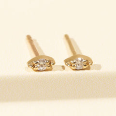 Ada Tiny Marquise Stud Earrings