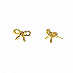 Ribbon Bow Studs