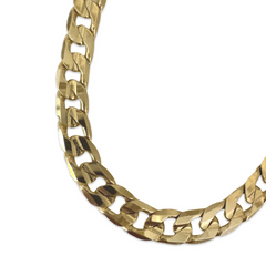 Gold Filled Flat Cuban 7mm 7” Bracelet