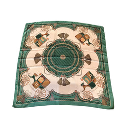 Noellery Carriage Tassel Pattern Scarf
