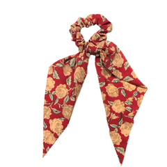 Roses Flower Hair Scrunchie