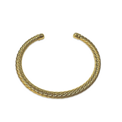 Gold Filled Dyana Twist Tip Cuff