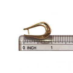 Gold Filled Teardrop Huggies