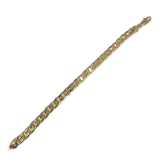 Gold Filled Flat Cuban 7mm 7” Bracelet