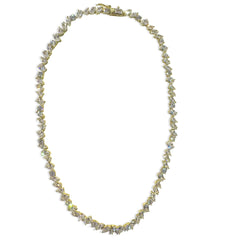 Noellery Deco Shine Tennis Eternity Necklace