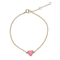 Heart Love Enamel Bracelet