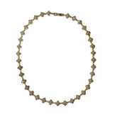 Gold Filled Bezel Flora 18” Tennis Necklace