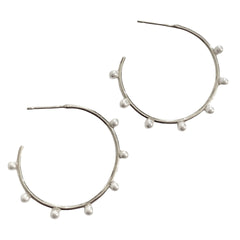 Pearlea Studded Hoops