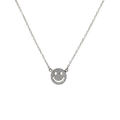 Smiley Face Sparkle Necklace