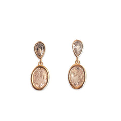 Noellery Oval Drop Stud Earrings