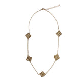 Gold Filled Flora Ridged Necklace