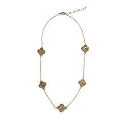 Gold Filled Flora Ridged Necklace