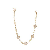 Flora Station Paperclip Chain Bracelet