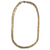 Azira Gold Filled 7mm 16” Flat Thick Cuban Necklace