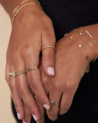 Dove Bezel Diamond Eternity Ring