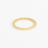 Dove Bezel Diamond Eternity Ring