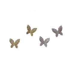 Butterfly Pave Studs