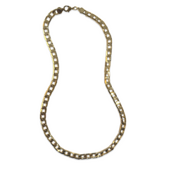 Joellery Gold Filled 20” Flat Thick Cuban Chain Necklace