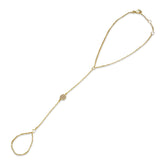 Pave Disc Hand Chain