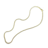 Amy Brass Tennis Necklace