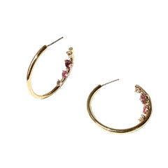 Kerry Back Studded Hoops
