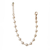 Gold Filled Pearl Heart Bracelet