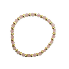 Polly Gem Gold Beaded Bracelet