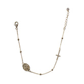 St. Mary Sparkle Cross Station Bracelet