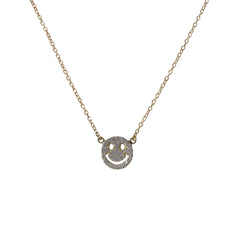 Smiley Face Sparkle Necklace