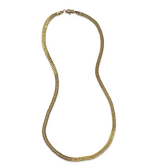 Azira Gold Filled 4mm 16” Flat Woven Necklace