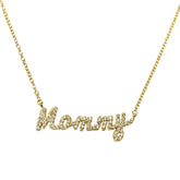 Mommy Script Necklace