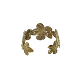 Shiny Flower Cuff Bracelet