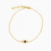 Felicia Evil Eye Sapphire Bracelet
