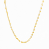 Fiona Two Tone 16” Cuban Chain Necklace