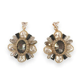 Kristine Mother of Pearl Color Statement Earrings