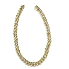 Joellery Pave Gold Filled 20” Cuban Chain