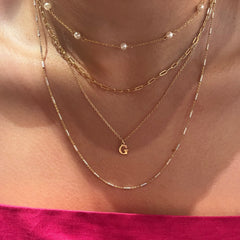 Initial Typeface Necklace