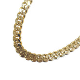 18K Gold Filled Thick Cuban Chain 7mm 10” Anklet