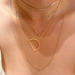 Initial Large Necklace