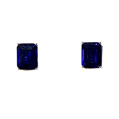 Amy Emerald Cut Baguette Studs
