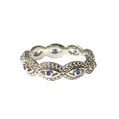 Evil Eye Band Ring