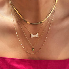 Noellery Pet Dog Bone Necklace