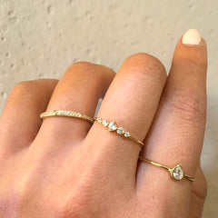 Noelia Pyramid Eternity Ring
