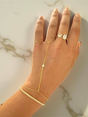 Single Bezel Hand Chain