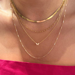 Sterling Silver Mini Butterfly Necklace